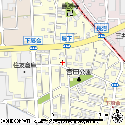 神奈川県伊勢原市下落合周辺の地図