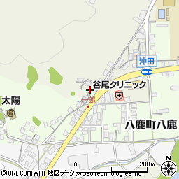 兵庫県養父市八鹿町九鹿38周辺の地図