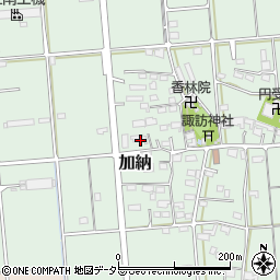 岐阜県安八郡神戸町加納270周辺の地図