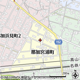 岐阜県各務原市那加宮浦町32周辺の地図