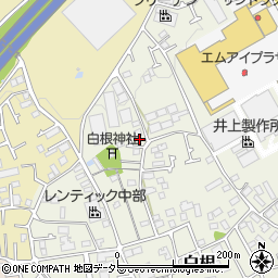 神奈川県伊勢原市白根416-1周辺の地図
