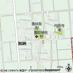 岐阜県安八郡神戸町加納186周辺の地図
