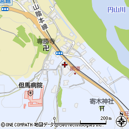 兵庫県養父市八鹿町上網場57周辺の地図