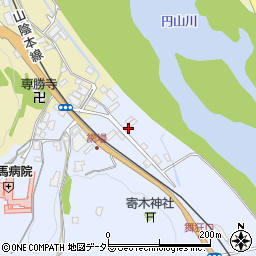 兵庫県養父市八鹿町上網場29周辺の地図