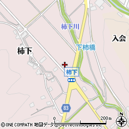 岐阜県可児市柿下354周辺の地図