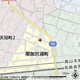 岐阜県各務原市那加宮浦町30周辺の地図