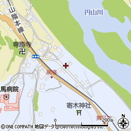 兵庫県養父市八鹿町上網場30周辺の地図