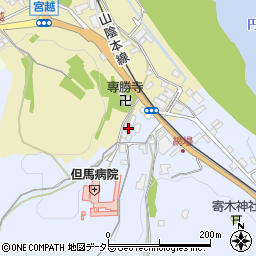 兵庫県養父市八鹿町上網場69周辺の地図