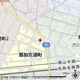 岐阜県各務原市那加宮浦町22周辺の地図