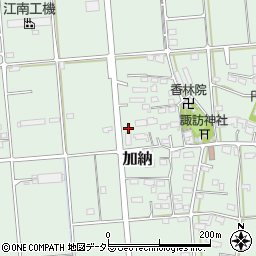 岐阜県安八郡神戸町加納212周辺の地図