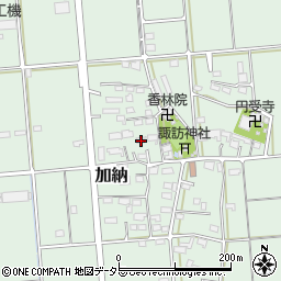岐阜県安八郡神戸町加納265周辺の地図