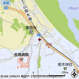兵庫県養父市八鹿町上網場54周辺の地図