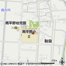 神戸町立南平野小学校周辺の地図