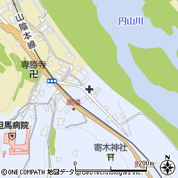 兵庫県養父市八鹿町上網場31周辺の地図