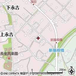 千葉県茂原市下永吉1424周辺の地図