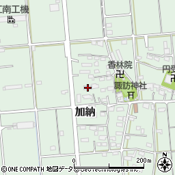 岐阜県安八郡神戸町加納261周辺の地図