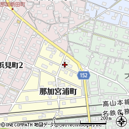 岐阜県各務原市那加宮浦町15周辺の地図
