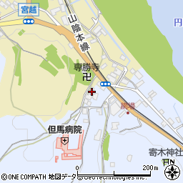 兵庫県養父市八鹿町上網場68周辺の地図