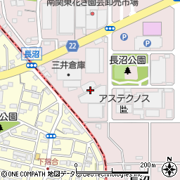 神奈川県厚木市長沼248-1周辺の地図