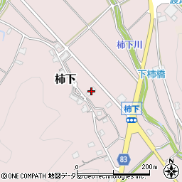 岐阜県可児市柿下334周辺の地図
