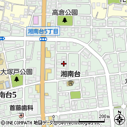神奈川県藤沢市湘南台6丁目35-5周辺の地図