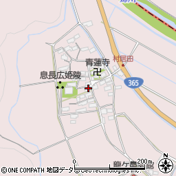 滋賀県米原市村居田周辺の地図