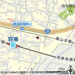 岐阜県各務原市鵜沼羽場町4丁目177周辺の地図