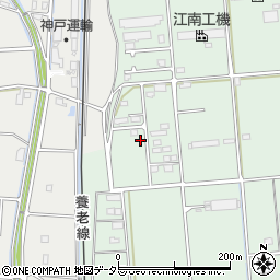岐阜県安八郡神戸町加納383-2周辺の地図