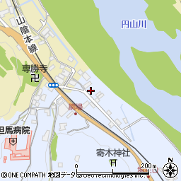 兵庫県養父市八鹿町上網場35周辺の地図