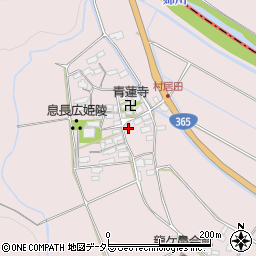 滋賀県米原市村居田408周辺の地図