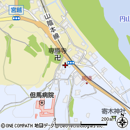 兵庫県養父市八鹿町上網場67周辺の地図