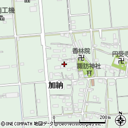岐阜県安八郡神戸町加納262周辺の地図