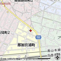 岐阜県各務原市那加宮浦町17周辺の地図