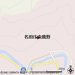 福井県大飯郡おおい町名田庄虫鹿野周辺の地図