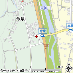 鳥取県東伯郡三朝町今泉1088周辺の地図