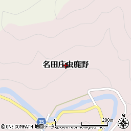 福井県おおい町（大飯郡）名田庄虫鹿野周辺の地図