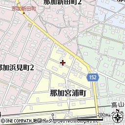 岐阜県各務原市那加宮浦町9周辺の地図