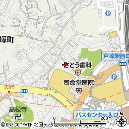 神奈川県横浜市戸塚区戸塚町4900周辺の地図