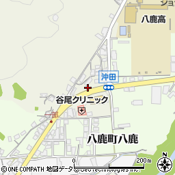 兵庫県養父市八鹿町九鹿60-8周辺の地図