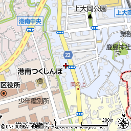 渡辺パイプ株式会社　横浜南営業所周辺の地図
