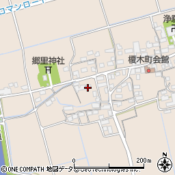 朝山商店周辺の地図