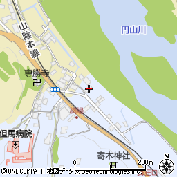 兵庫県養父市八鹿町上網場37周辺の地図