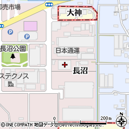 神奈川県厚木市長沼235-5周辺の地図