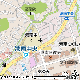 神奈川県横浜市港南区港南中央通周辺の地図