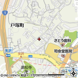 神奈川県横浜市戸塚区戸塚町4796周辺の地図