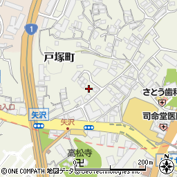 神奈川県横浜市戸塚区戸塚町4762周辺の地図