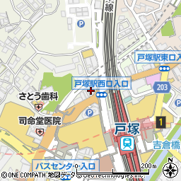 神奈川県横浜市戸塚区戸塚町6003-5周辺の地図