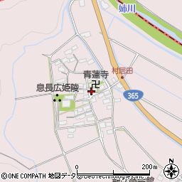 滋賀県米原市村居田393周辺の地図