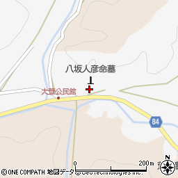 八坂入彦命墓周辺の地図
