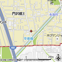 神奈川県海老名市門沢橋4丁目18-21周辺の地図